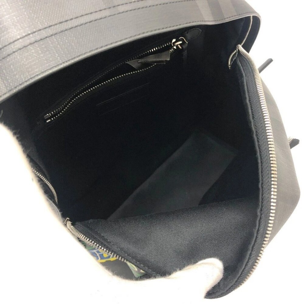 BURBERRY graphic Check Backpack Backpack PVC gray/Multicolore - Picture 11 of 16